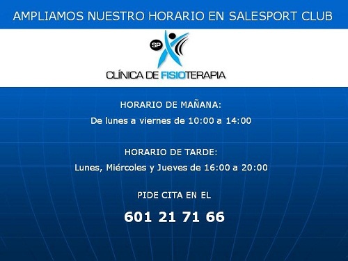Horario Salesport